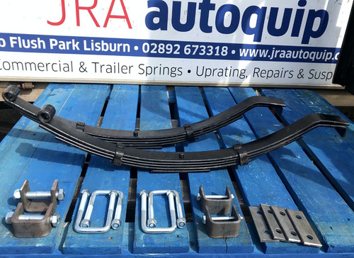 Leaf single axle trailer - 7-leaf,