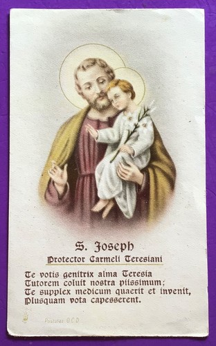 Santino holy card - santino, card,