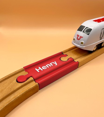 Personalised kids train track - train,