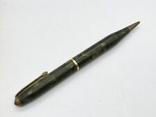 ANTIQUE CONWAY 5 GREEN MARBLED PROPELLING PENCIL WITH GOLD TONE TRIM COLLECTIBLE
