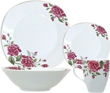 16-Piece Dinner Set Floral