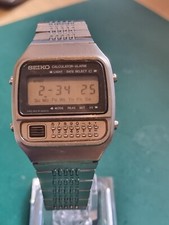 Vintage SEIKO C359-5010  Digital Calculator  Watch 1980. Recently Serviced
