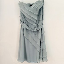 Coast Duck Egg Blue Ruffle