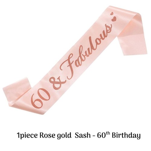 Rose gold age 60th birthday - gold,