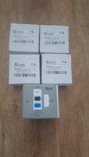 5 x Europa Components  Type A Outlet Fused Single RCD Spur 13A Metal Clad