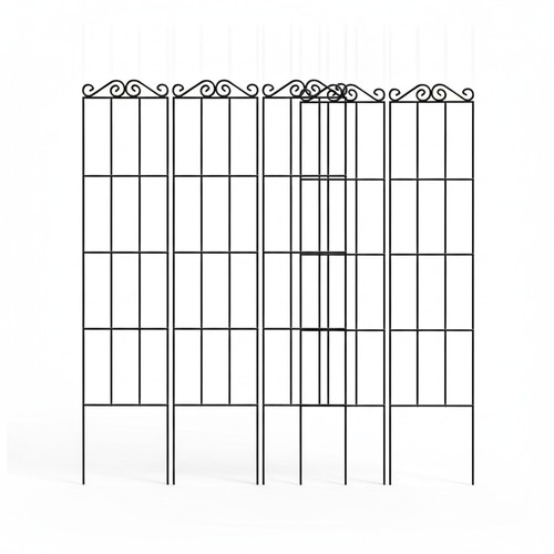 Metal garden trellis - trellis, 117cm