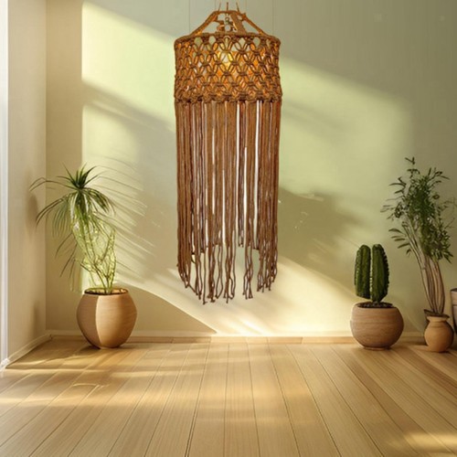 Macrame lamp shade handwoven - lamp, shade,