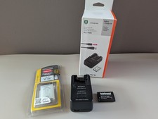 Sony  QUICK Battery Charger BC-TRX  + 2 Batteries 