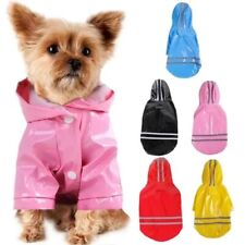 Small Dog Raincoat Reflective Waterproof Windproof Pet Dog Coat Puppy Raincoat