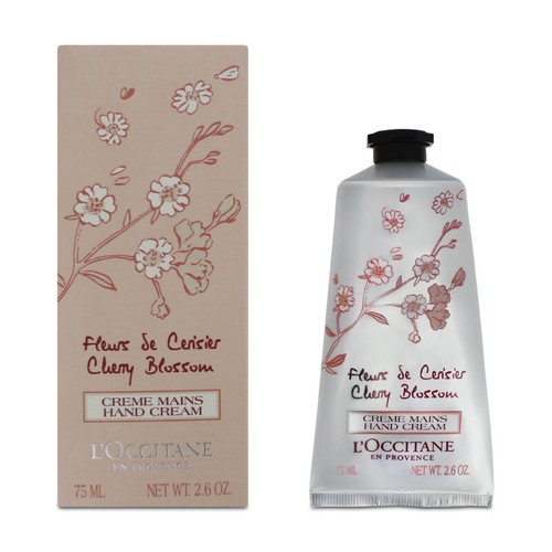 Occitane hand cream - hand, cherry
