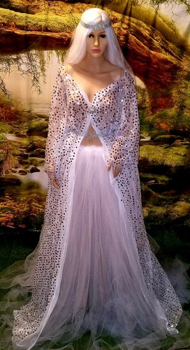 Ramona silver white sequin - silver, &