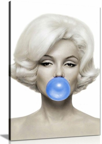 Marilyn monroe bubble gum blue - marilyn,