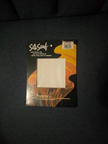 Jaquard all white - , silkscarf-
