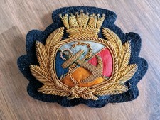 Vintage P&O Officer Badge Peninsular and & Oriental Line Bullion Cap Patch