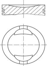 Fits mahle 009 36 - 36, 00