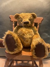 Handmade mohair artist bear - mohair,