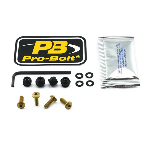 Pro bolt kit screen gold - pro,