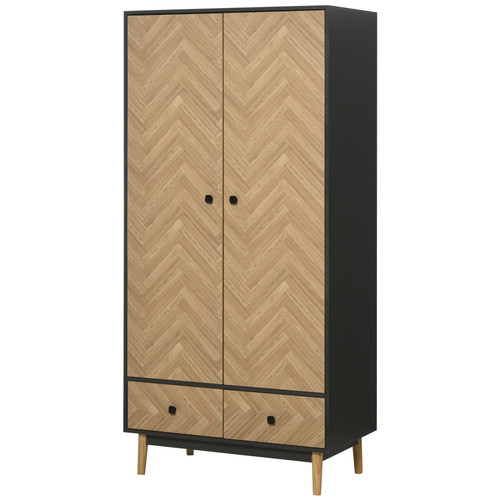 Wood grain wardrobe - grain, cabinet