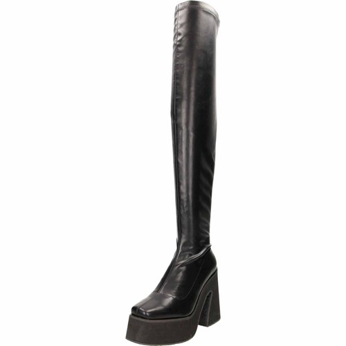 Black over the knee - over, platform