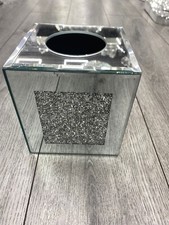 New CUBE TISSUE BOX Silver