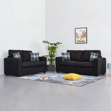 2, 3 Seater Linen Fabric Sofa