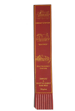 Embsay & Bolton Abbey Railway Skipton Leather BOOKMARK Yorkshire Beatrice Train
