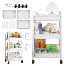 3 Tier Storage Trolley Cart on