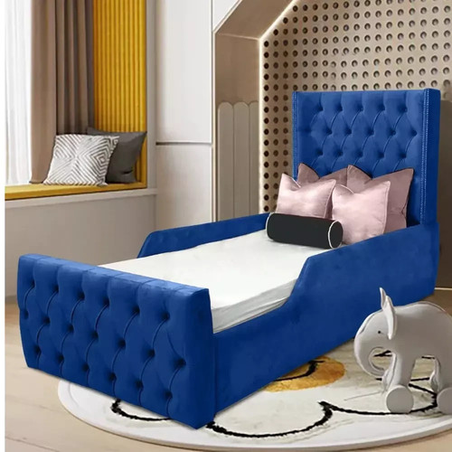 Winged bed frame chesterfield - winged,