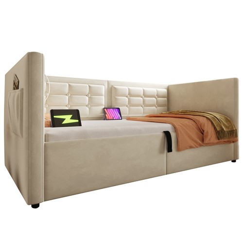 Daybed upholstered bed - bed, 3ft
