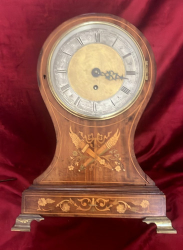 Nice antique inlaid - inlaid, mahogany