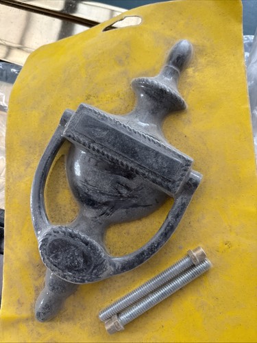 Black door knocker - black,