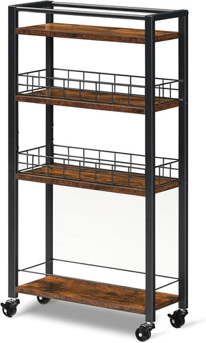 Tier slim kitchen storage - 4-tier,