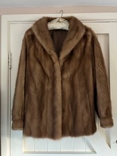 Vintage real mink coat size 10