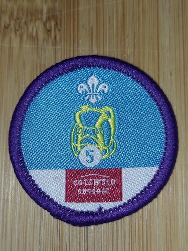 Scouting hikes away - scouting, badge