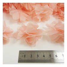 CHIFFON FLOWERS PRETTY  LACE