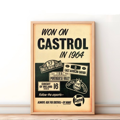 Won castrol 1964 monte - castrol, in