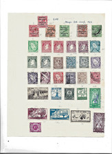 eire stamps mixed used unused old time collection as scan