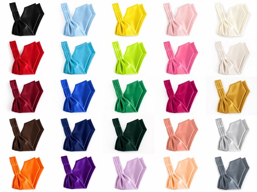 Men satin ascot under - satin,