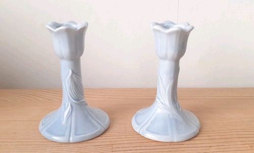 Södahl blue candlesticks pair - candlesticks,