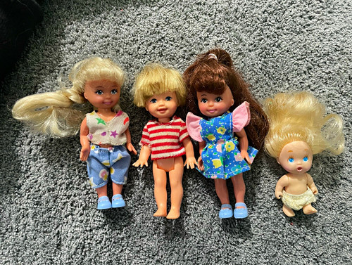 Barbie 4pc lot play - 4pc, dolls