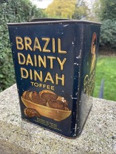 Brazil Dainty Dinah Toffee Advertising Tin Very Rare George W.horner & Co LTD