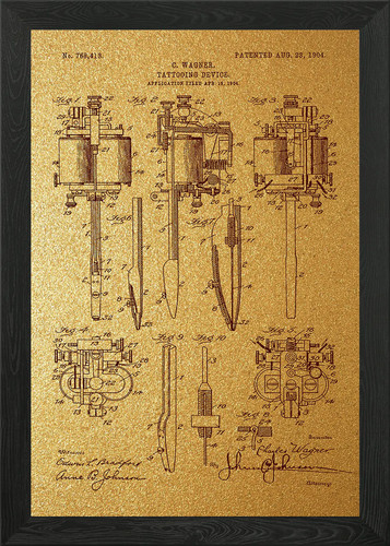 Vintage tattoo machine - vintage,