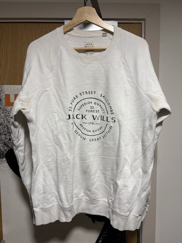 Jack wills white sweatshirt - jack,