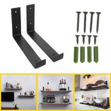 8X Shelf Brackets Rustic Heavy Duty Industrial Scaffold Board Shelf Wall Bracket