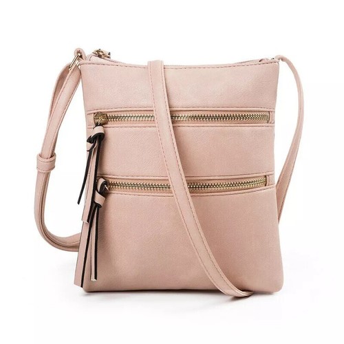 Ladies leather cross body - pu,