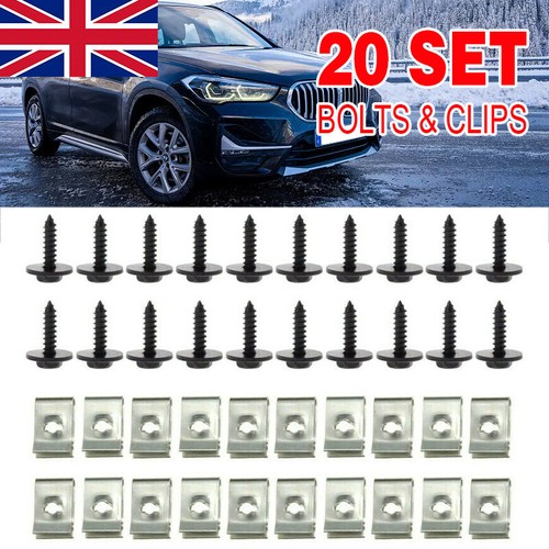 40x undertray clips - clips, screws