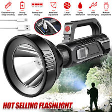 LED Torch Rechargeable Spotlight Handheld Spotlight Flashlight Large Searchlight