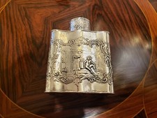 Late 19th Century Gebruder Dingeldein Hanau Sterling Silver Tea Caddy