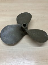 Vintage Brass 3 Blade Propeller Marked J.G.M 12 X 8 L.H.