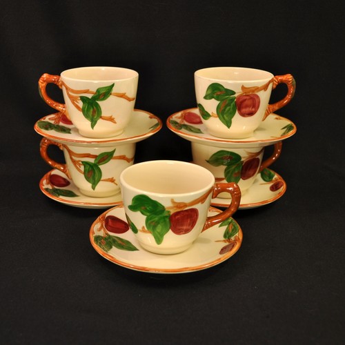 Franciscan apple sets cups - 5, &